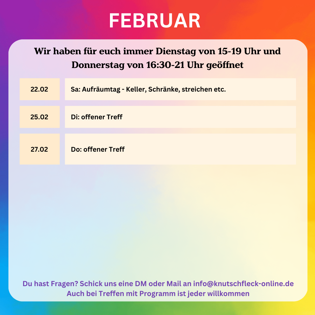 Monatsplanung für den Februar teil 2