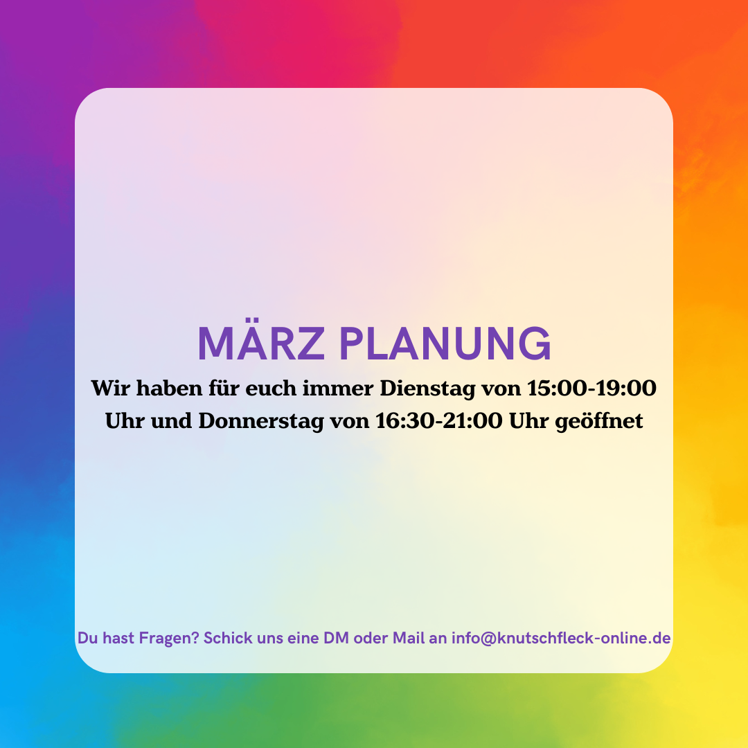 Planung März