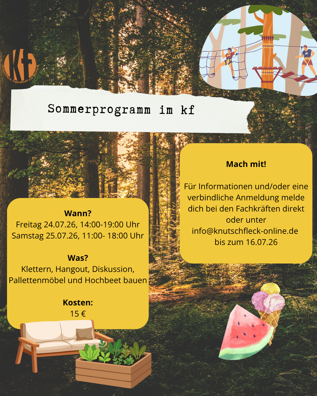 Sommerprogramm im Knutschfleck