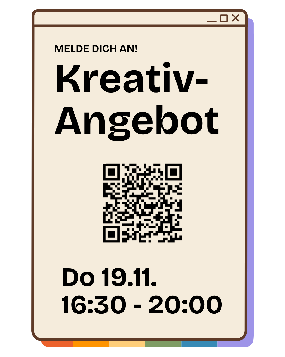 Kreativangebot im Treff
